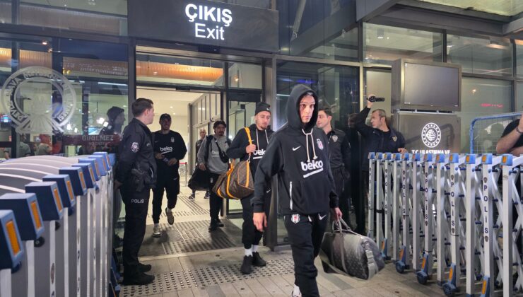Beşiktaş kafilesi Trabzon’da