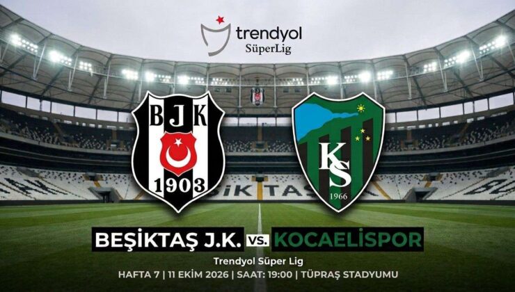 Beşiktaş-Kocaelispor maçını canlı izle linki
