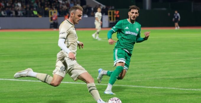 Bursaspor 3 puanı 3 golle aldı