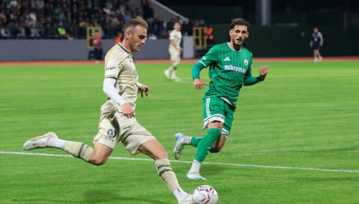 Bursaspor 3 puanı 3 golle aldı