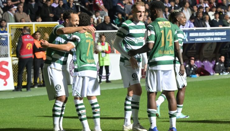 Bursaspor başkentte kazandı