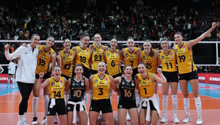 Dev maçta kazanan VakıfBank