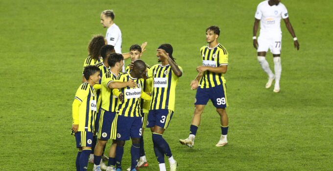 Fenerbahçe hazırlık maçında galip