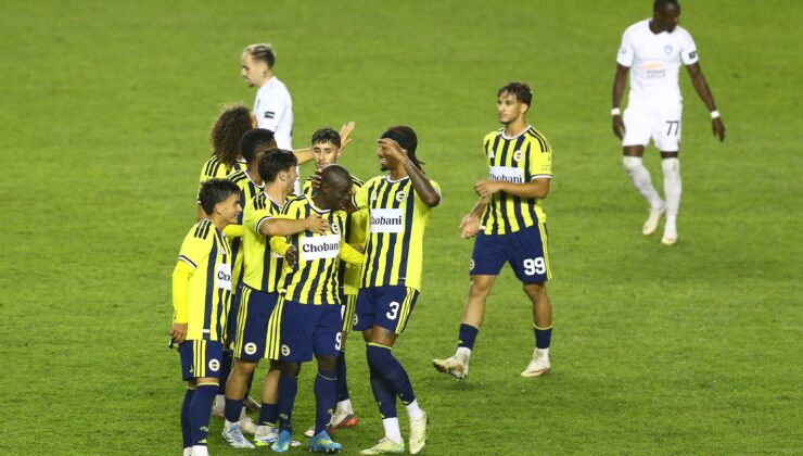 Fenerbahçe hazırlık maçında galip
