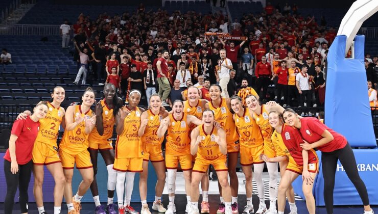 Galatasaray'dan ÇBK Mersin’e 23 sayı fark