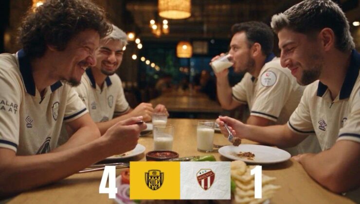 İnegöl’ü 4-1 mağlup eden Ankaragücü, galibiyeti köfteyle kutladı