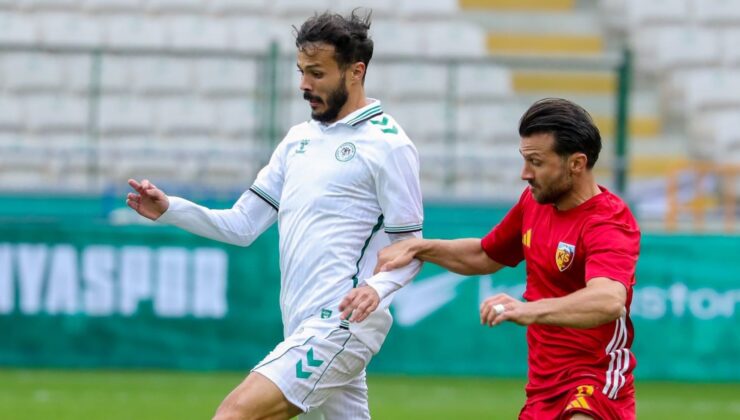 Konyaspor hazırlık maçında mağlup