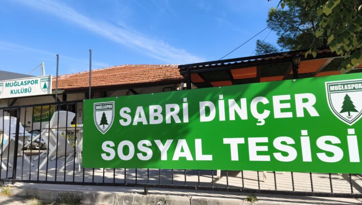 Muğlaspor Akademi Tesisleri'ne Sabri Dinçer'in adı verild