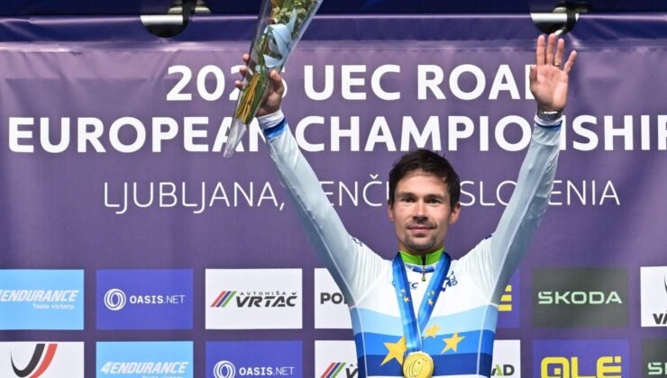 Primoz Roglic Avrupa şampiyonu