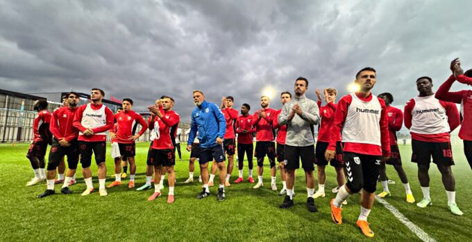Samsunspor'a Trabzonspor maçı öncesi taraftar desteği