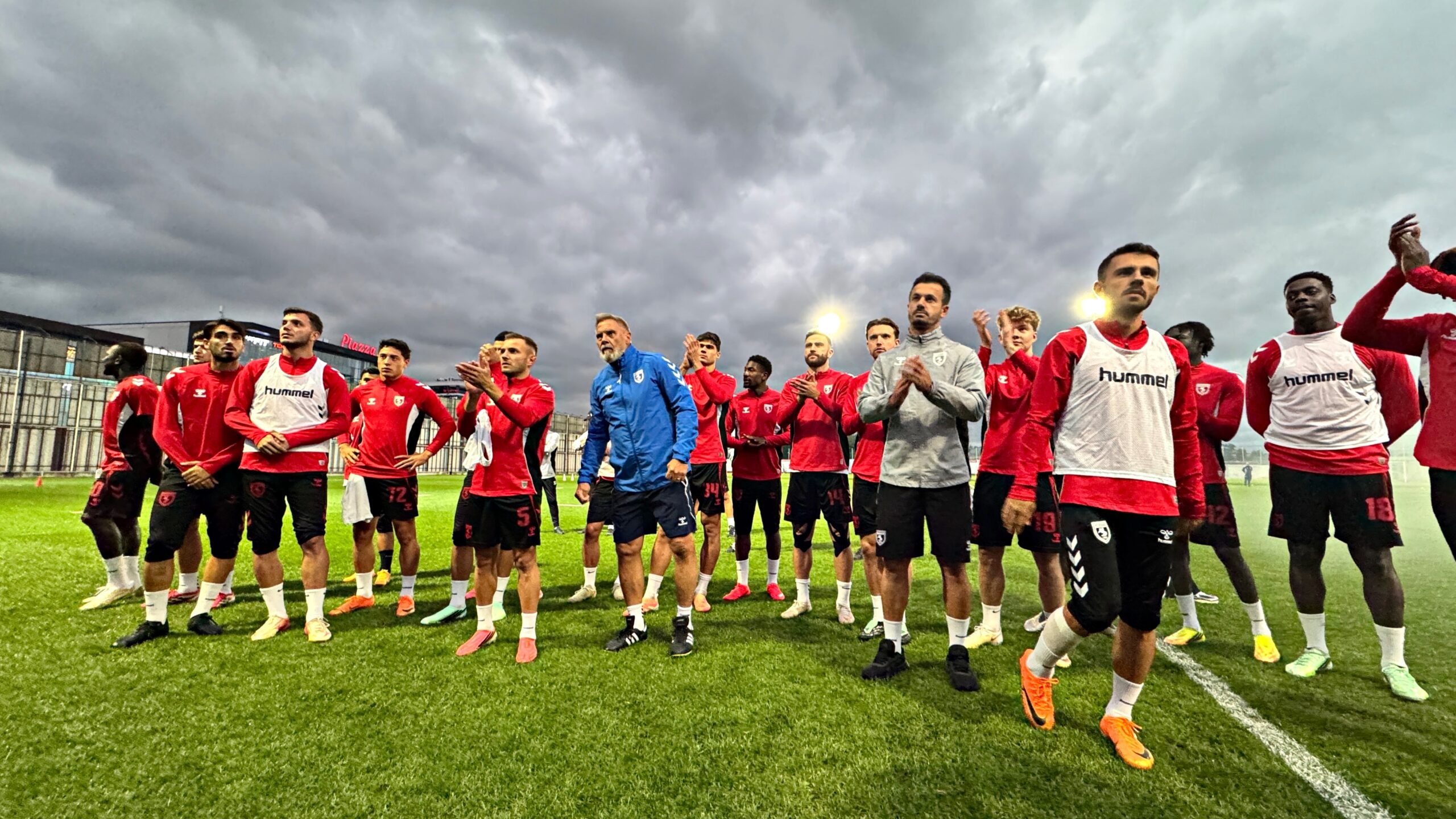 Samsunspor'a Trabzonspor maçı öncesi taraftar desteği