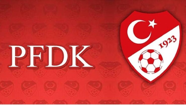 Süper Lig'den 8 kulübe PFDK sevki