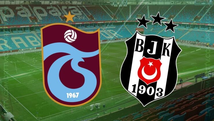 Tabzonspor'un konuğu Beşiktaş