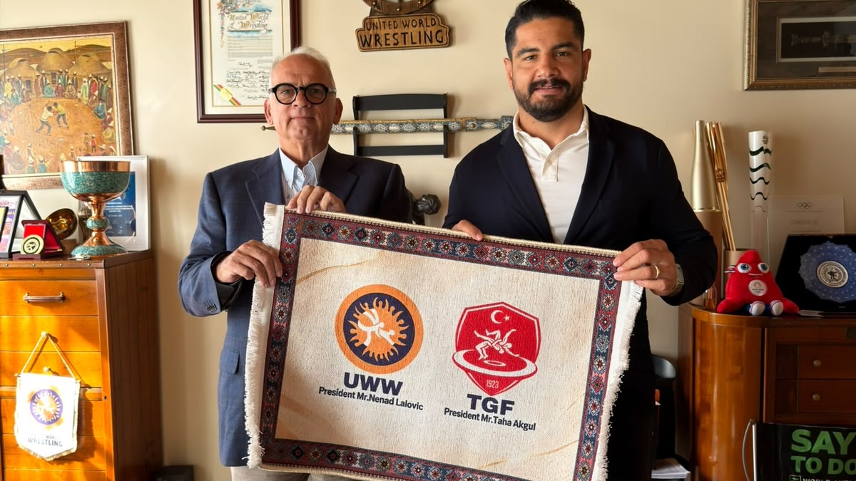 TGF Başkanı Taha Akgül, UWW Başkanı Nenad Lalovic'i ziyaret etti