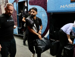 Trabzonspor kafilesi Finlandiya'ya gitti