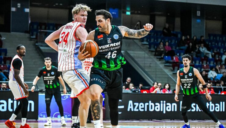 Yukatel Denizli Basket uzatmada kaybetti
